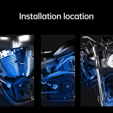 Control Flexible Waterproof Sound Control 12V Motorcycle Decorative Light Bar 12pcs RGB APP LED Motorcycle Car Ambient Light