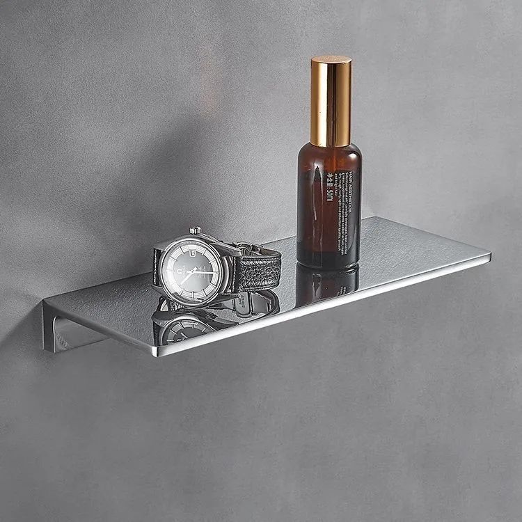 Zinc alloy, bathroom storage rack, wall mounted bathroom storage tray, mirror vanity storage rack