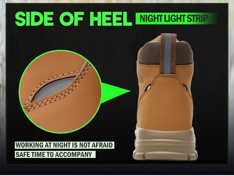 Botas de segurança masculinas à prova d'água, indestrutíveis, com biqueira de aço, anticorte, resistentes a perfurações, sapatos de segurança para motociclistas, Botas Para Hombre