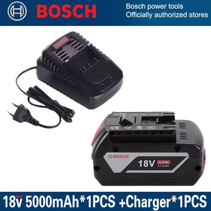 Bateria 100% Original 18v 6Ah 5Ah 3Ah BOSCH Professional 18V 18650 Bateria Li-ion 18V de substituição para BAT609 BAT609G BAT618 BAT618G