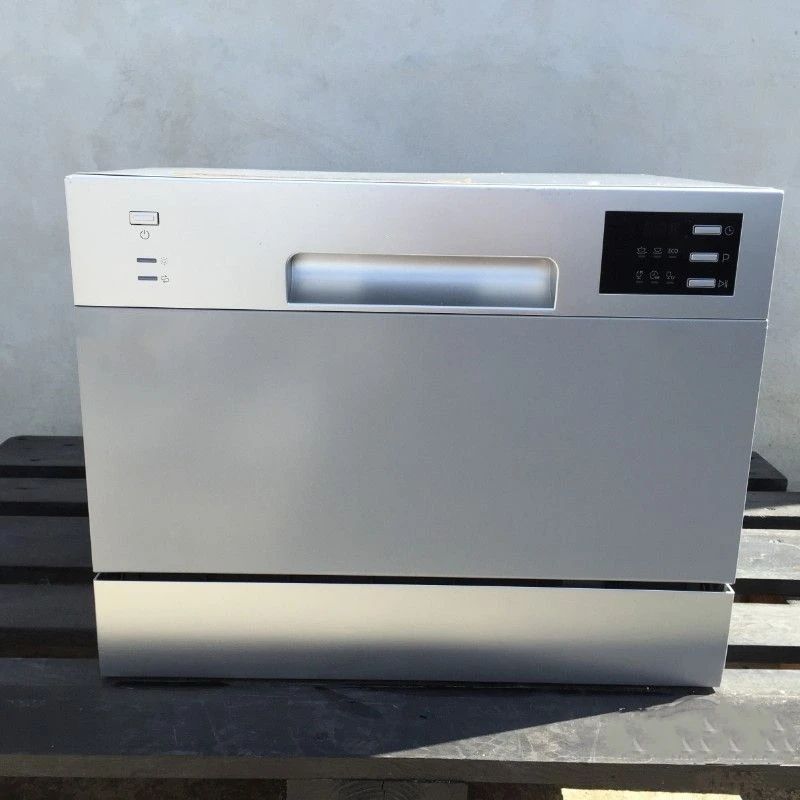 Portable Mini Countertop Dishwasher 6 Place Settings Compact Electric Dish Washing Machine for Home Apartment Dorm Kitchen