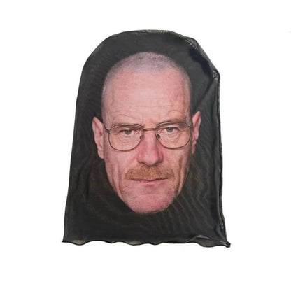 Halloween Terrifying Mask Ronaldo Kanye Mask Interesting 3D Printed Seamless Hat Mascaras Cosplay Facial Mask Party Cosplay Prop