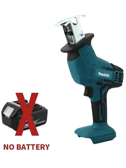 Makita - Serra Sabre sem Fio e sem Escovas, Ferramenta Elétrica, Portátil, para Madeira, Tubos de Metal, Motosserra para Corte, 18V, ML-505