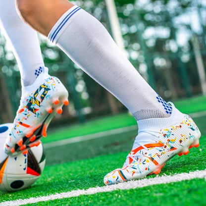 TF/AG Men Football Boots Society Cleats Soccer Shoes Boys Professional Football Field Boots Indoor Fast Non Slip Sneakers Match
