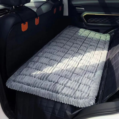 Nova Cama/Cobertor para Animais de Estimação de Encosto de Banco, Multiuso, Durável e de Alta Qualidade, Cama Grossa Xadrez Respirável para Cães, Capa de Assento de Carro para Cães Lavável