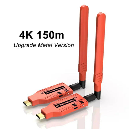 1080p 4K Wireless HDMI Extender Audio Video Transmitter Receiver Display Adapter 50m 100m 150m Share for Camera PC Laptop To TV