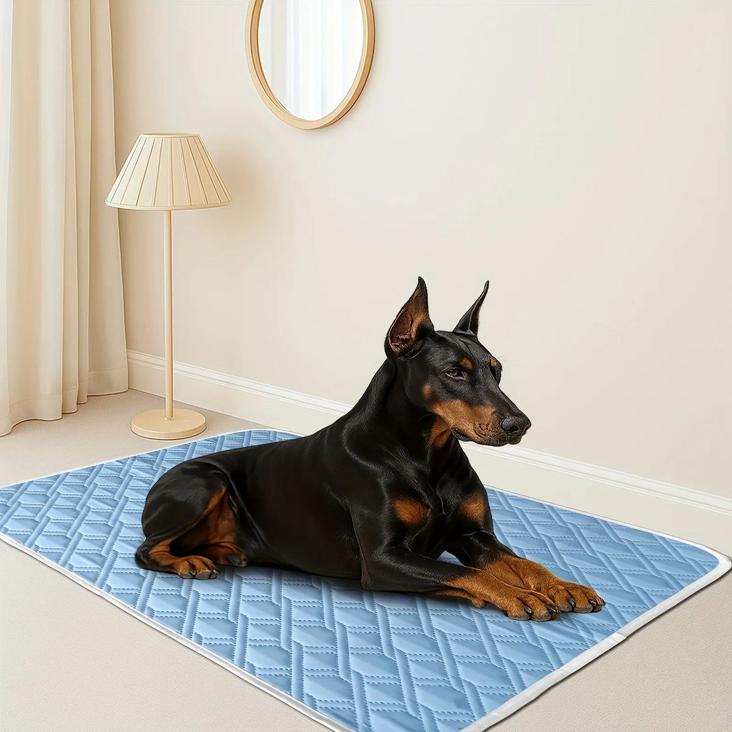Nova almofada de resfriamento para cães, lavável, portátil, para o verão, cobertor de seda gelada para cães e gatos, tapete de dormir respirável para sofá