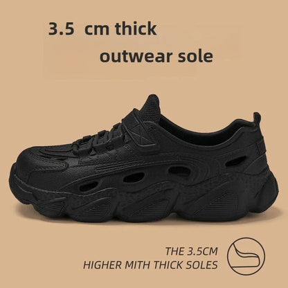 Outdoor Sports Slippers for Men and Women, Thick-Soled Eva Non-Slip Breathable Clogs, Fishing Beach Sandals for Men and Women