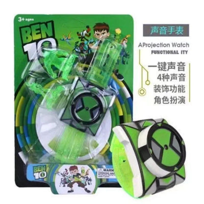 Original BEN10 Omnitrix Ben Tennyson Relógio de Projeção Dispositivo de Transformação Som Luz Action Figure Brinquedo Colecionável ou Enfeite