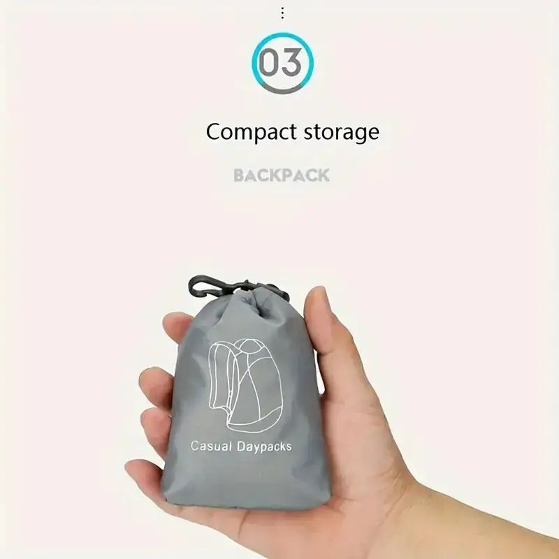 2025 New 1-Pack Multifunctional Ultralight Backpack - Foldable and Portable - Perfect for Cycling, Hiking and Travel Essentials