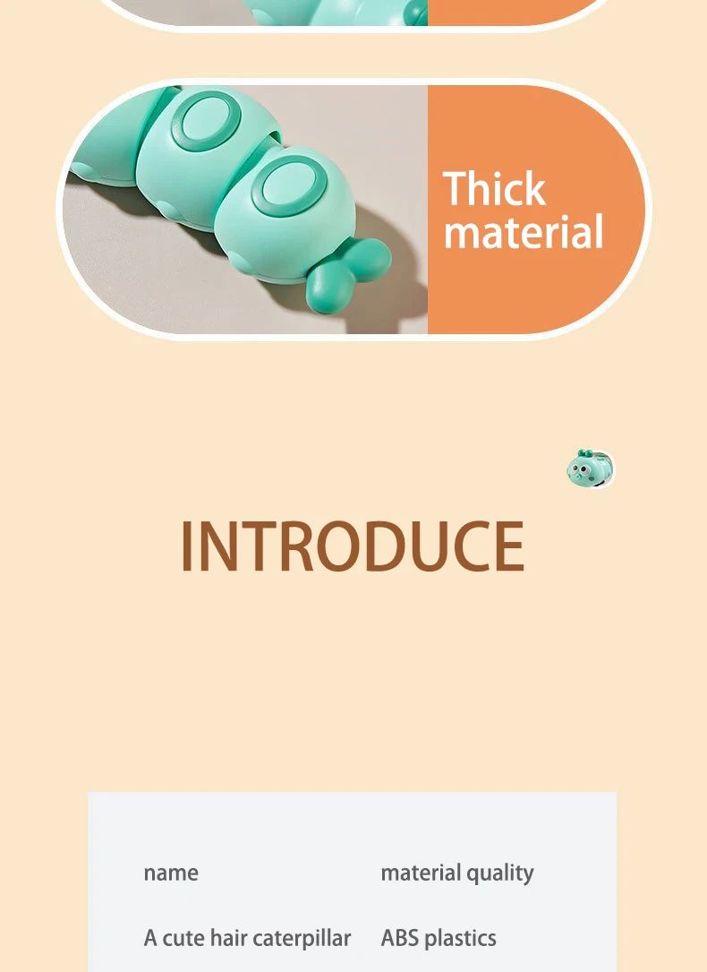 Clockwork Toy Cute Cute Cartoon Caterpillar To Help Baby Learn To Crawl Quality Fall