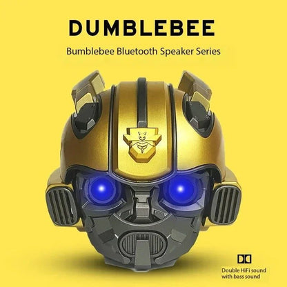 Alto-falantes Bluetooth Bumblebee Transformers Novo Desenho Animado Criativo Sem Fio Cartão Mini Externo Pequeno Acústica Megafone Echo Dot
