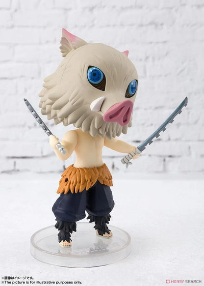 Em Estoque Original Bandai Figuarts Mini Demon Slayer Blade Fornalha Porta Anime Figura Q Versão Bonito Modelo Brinquedos