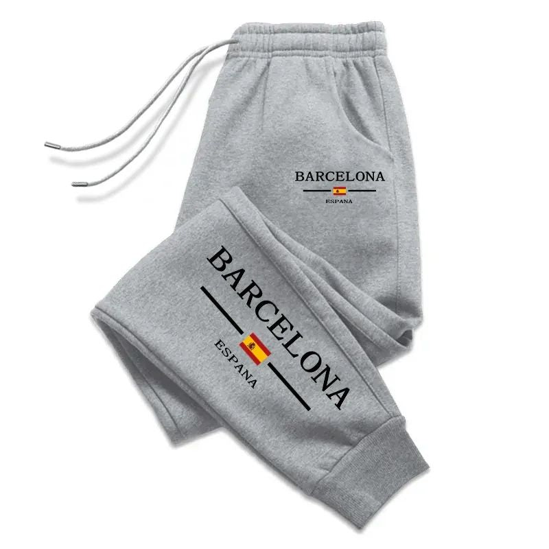 Calça de Moletom Masculina Estampada Urbana Calça Esportiva para Uso Diário Casual de Pista Calça Jogging Masculina Rua
