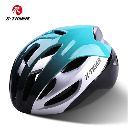 X-TIGER Bicycle Helmet Man Women Breathable Ultra-light One-piece Molding Helmets Shockproof Adjustable MTB Road Cycling Helmets