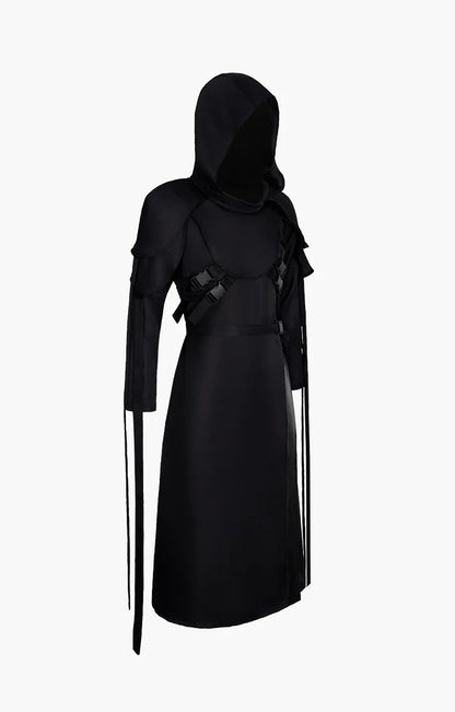 The Ghost Face Cosplay Costume Game Dead Daylight Role Play Uniform Halloween Carnival Party Outfit Men Women Medieval Costume