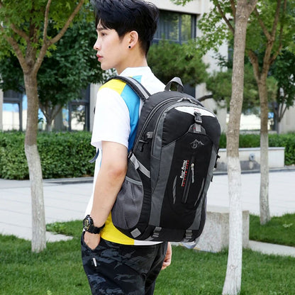 Mochila Esportiva Masculina Feminina Mochila de Viagem ao Ar Livre Impermeável Mochila de Motocicleta Mochila Leve para Trekking Pesca Bolsa de Viagem