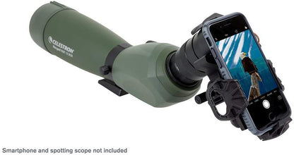 Adaptador universal para smartphone Celestron NexYZ de 3 eixos adequado para telescópios astronômicos, binóculos, microscópios e miras.