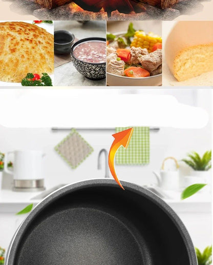 Forro para Panela de Pressão Elétrica 1.6/3/4/5/6L Panela de Arroz Antiaderente Panela Interna de Cristal Preto Acessórios Peças da Panela apenas para Midea