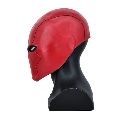 Cosplay Masks Superhero Red Hood Helmet Latex for Adult Man Face Masks Halloween Party Masquerade Carnival Costume Prop