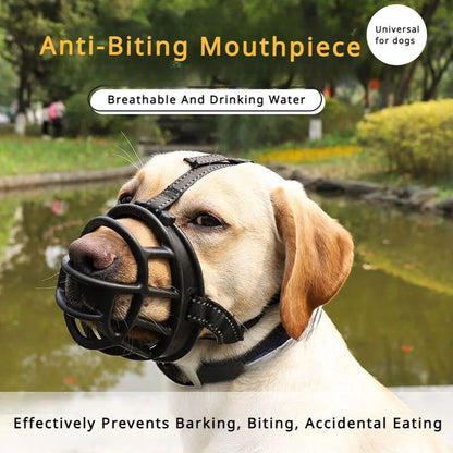 Breathable Basket Dog Muzzle Anti-biting Chewing Mask  Soft Silicone Pet Dog Muzzle  Durable Strong Mask pet Dog Supplies