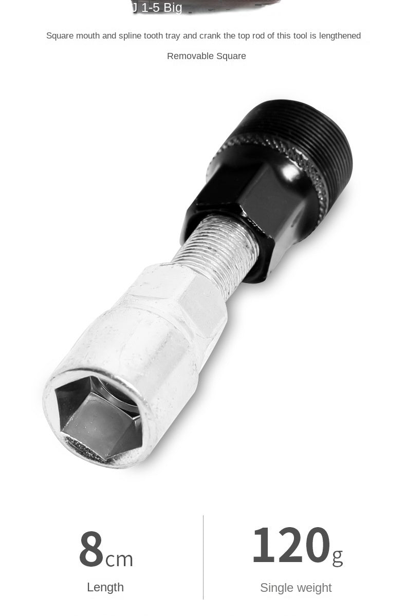 Kit de Ferramentas para Reparo de Bicicletas Extrator de Cassete Extrator de Suporte Ferramenta de Remoção de Volante de Bicicleta Cortador de Corrente Extrator de Pedivela Chave de Bicicleta