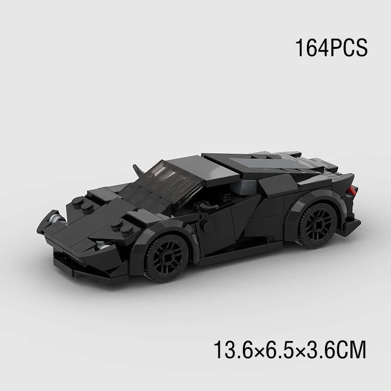 MOC Speed Sports Super Carro de Corrida Blocos de Montar DIY Tijolos Cidade Rally Técnico Grande Veículo de Corrida Presente de Natal Brinquedo
