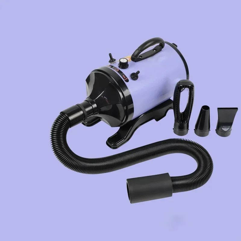 Secador de Pelo de Cachorro de Alta Potência 2800W Soprador de Água para Gatos Motor de Vento Quente Ajustável Soprador Profissional para Animais de Estimação