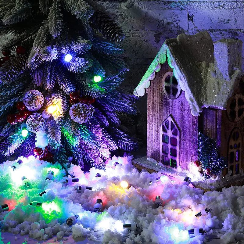 10-50pcs Non-blinking Mini LED Lights with Batteries for Balloons Paper Lanterns Floral Party Decoration Waterproof Submersible