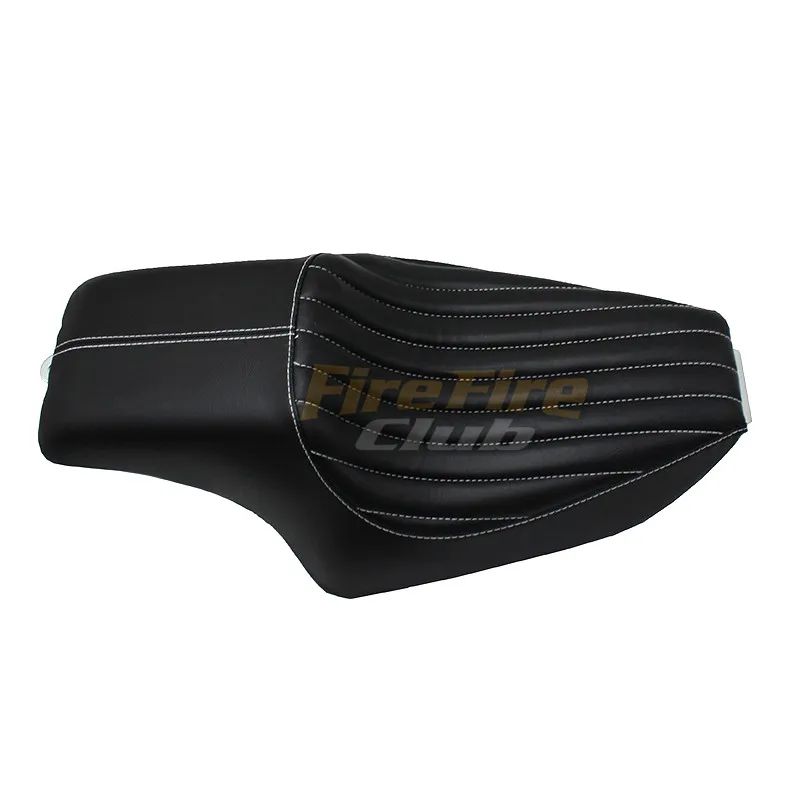 Banco de Couro PU para Motocicleta, Assento Dianteiro e Traseiro para Piloto e Passageiro Harley Sportster XL iron 883 1200 48 Forty-eight 2004-2016