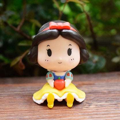 Disney Princesa Ariel Elsa Anna Bela Branca De Neve Cinderela Branca De Neve Fada Pvc Figura De Ação Boneca Decoração Brinquedos Para Crianças Presente