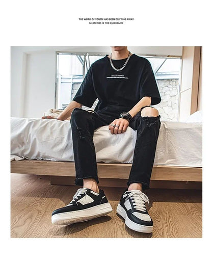 2025 Summer New Men's Sports Shoes Trendy Brand Campus Sneakers Lightweight Breathable Casual Walking Shoes for Men