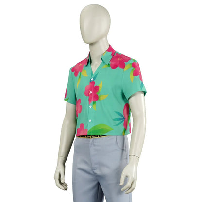 KPp Boys Abby Cosplay Floral Shirt Wig Hat 2026 Disfraz Soda Pop Costume Kids Men Halloween Party Clothes