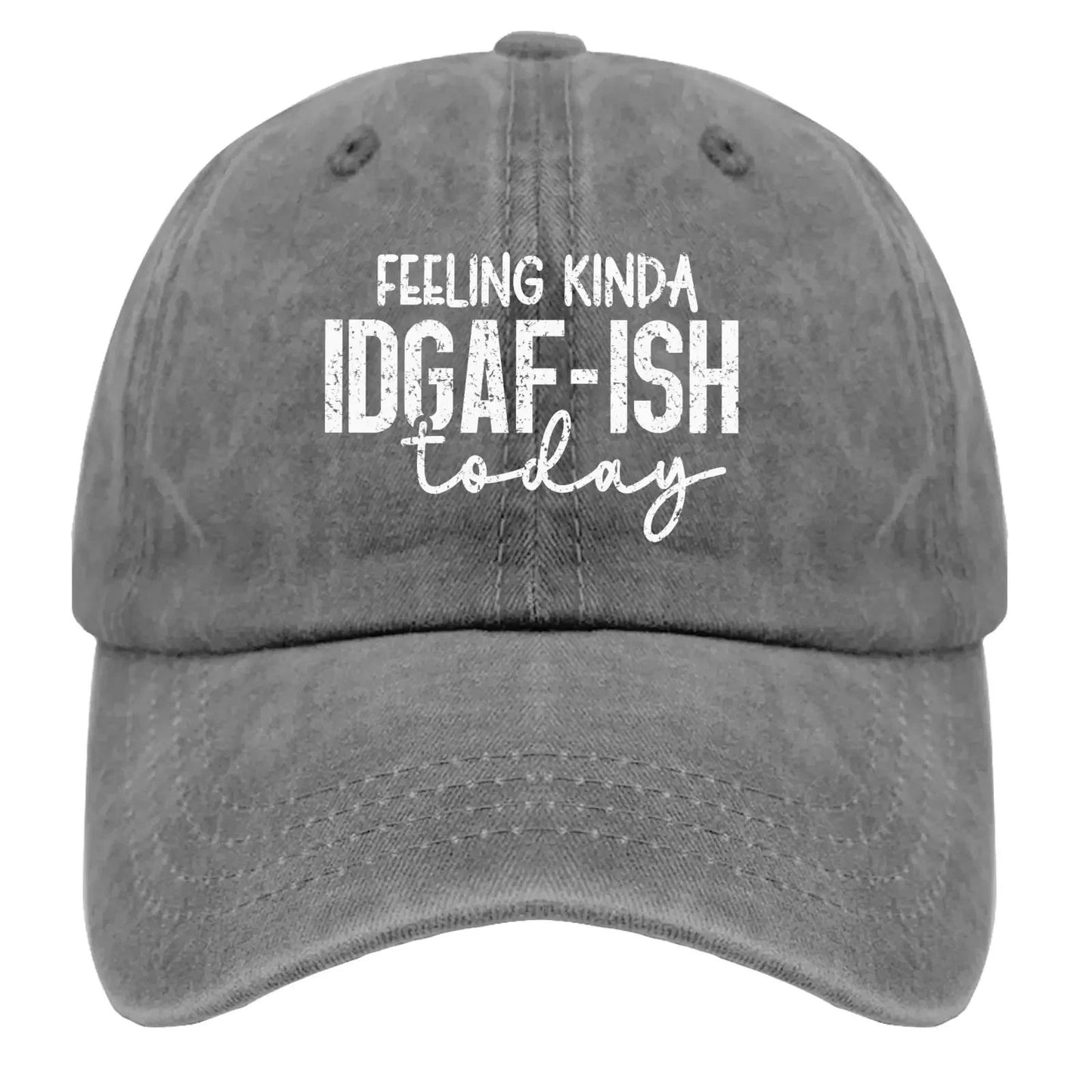 Boné de Caminhoneiro Feminino e Masculino "Feeling Kinda Idgaf Today" Bonés de Sol Bonés de Beisebol Presentes para Homens Esportes ao Ar Livre