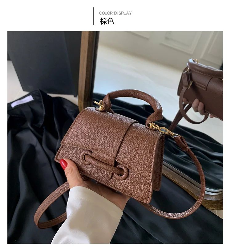 Trend Shoulder Bags Womens Solid Advanced Crossbody Bag Shoulder Clutch Bag Fashion Mini Purse Shopping Cosmetic Storage Handbag