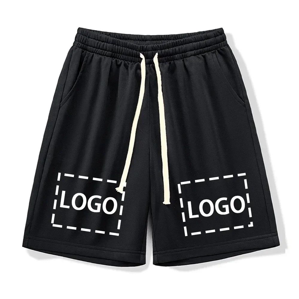 Men's Loose Shorts Custom Logo Y2K Streetwear Casual Beach Shorts For Men Hip Hop Fashion Summer Shorts