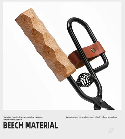 Outdoor barbecue charcoal clip,extended and thickened anti scalding charcoal clip,essential carbon clip for camping,travel,home