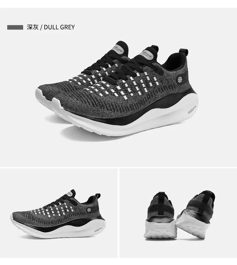 Tênis Feminino Mesh Conforto Tênis Esportivo Masculino 2024 Corrida Placa de Carbono Amortecimento Treino Esportivo Calçado de Corrida Unissex