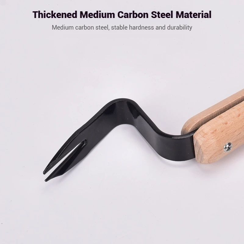 Effortless Weed Removal Tool - T TOVIA Handheld Dandelion Puller & Garden Fork, Durable Metal Construction for Lawn Care