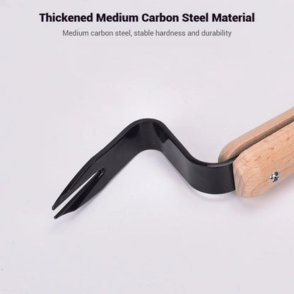 Effortless Weed Removal Tool - T TOVIA Handheld Dandelion Puller & Garden Fork, Durable Metal Construction for Lawn Care