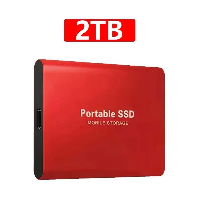 SSD Externo Premium 2TB/4TB com Interface USB 3.1/Tipo-C de Alta Velocidade à Prova D'água e Poeira, Adequado para PC/Mac