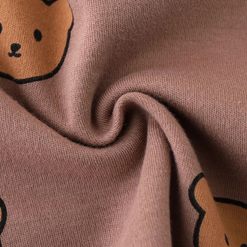 0-3T Baby Cotton Top Pant Suit Newborn Kid Boys Girls Clothes Set Long Sleeve Pj Set Cute Sweet Sleepwear Pajamas Set Outfit