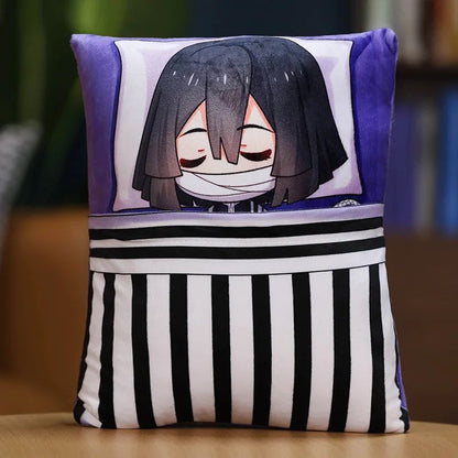 Demon Slayer Plush Stuffed Pillows Kimetsu No Yaiba Dakimakura Cute Anime Throw Pillow Kawaii Doll Tanjirou Nezuko Body Cushion