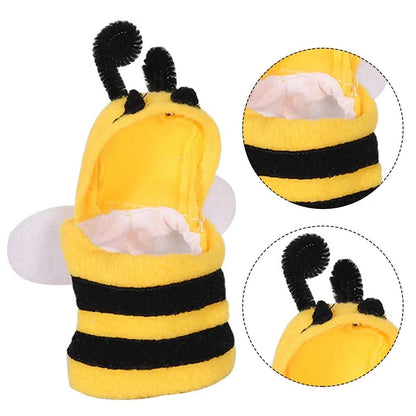 Roupas Engraçadas para Pássaros de Estimação, Fantasia de Abelha para Papagaios, Traje de Voo para Pássaros, Fantasia de Cosplay de Abelha para Pássaro de Estimação, Roupas de Inverno, Fantasias de Papagaio, Moletom com Capuz