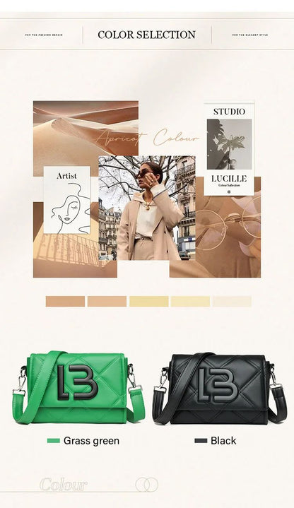 Women Casual Bags Vintage Flap Messenger Hobo Clutch Purses Luxury Designer Handbags Lattice Thread Envelope Bag Shoulder Bags