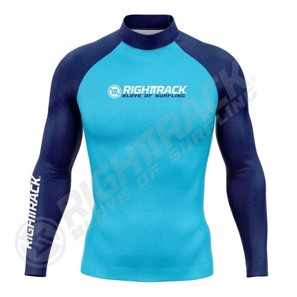 HotSale Men's Surfing Shirt CAMO Lycra Rashguard RIGHTTRACK Surf Sportswear Beach UV Protection Swimwear UPF50  Clothes