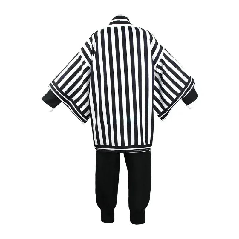 Anime Iguro Obanai Kimono Uniform Anime Pruik Cosplay Kostuum Halloween Feest