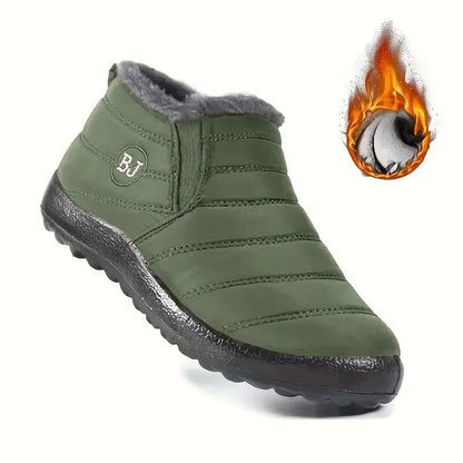 Botas Masculinas de Neve para Área Externa Sapatos Masculinos Botas de Inverno Masculinas Botas de Caminhada Cano Curto Botas Impermeáveis Masculinas Sapatos de Trabalho Calçados