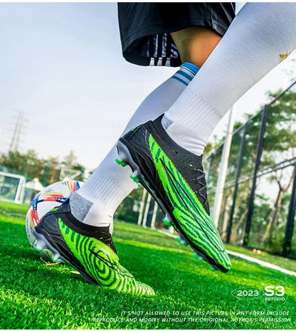 Society Cleats Men Soccer Shoes Professional Boys Football Boots Indoor Original Football Field Boots Sneakers Training Fast