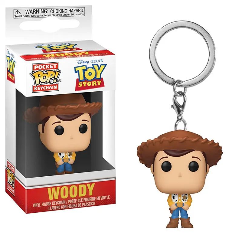 FUNKO Dumbo Stranger Toy Story 4 Capitã Marvel Goose Wall-E Eva Chaveiro Brinquedos Boneco de Ação Modelo Colecionável